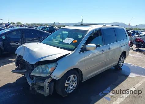 2005 Honda Odyssey Ex-L из США, поврежденный, VIN 5FNRL38715B075459